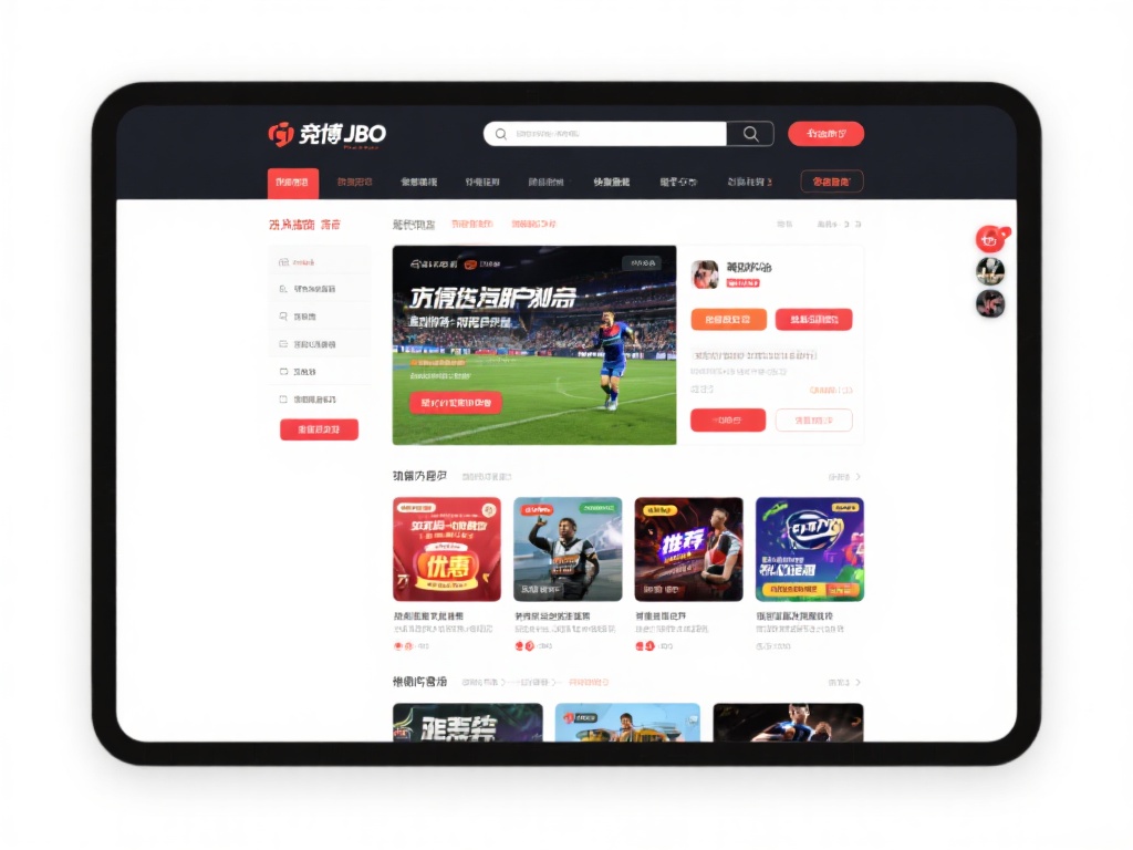 进入竟博JBO首页，第一眼会看到简洁而直观的界面设