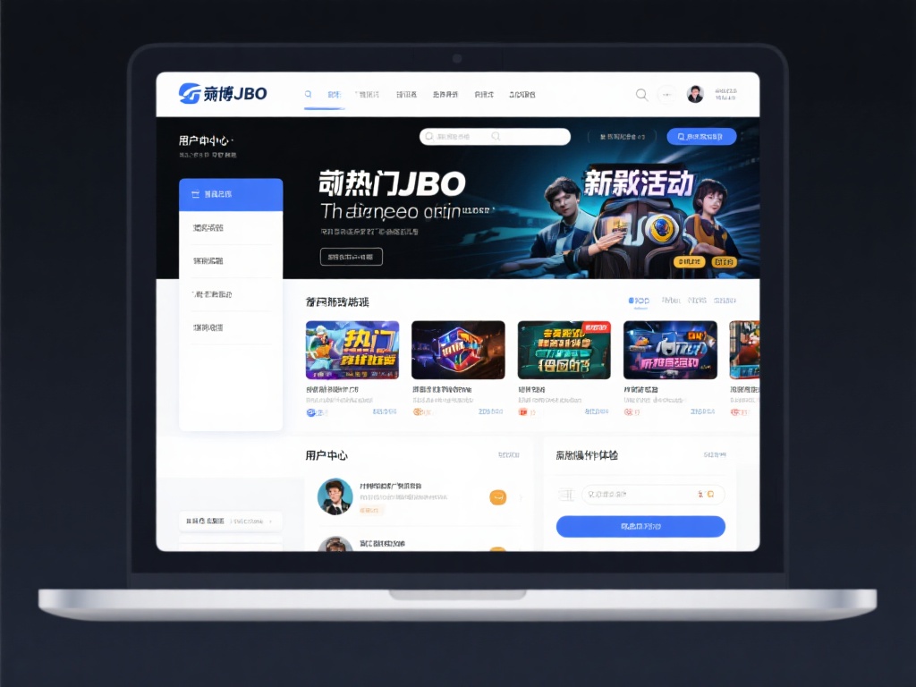 简洁直观的用户界面
竟博JBO首页的设计以用户为