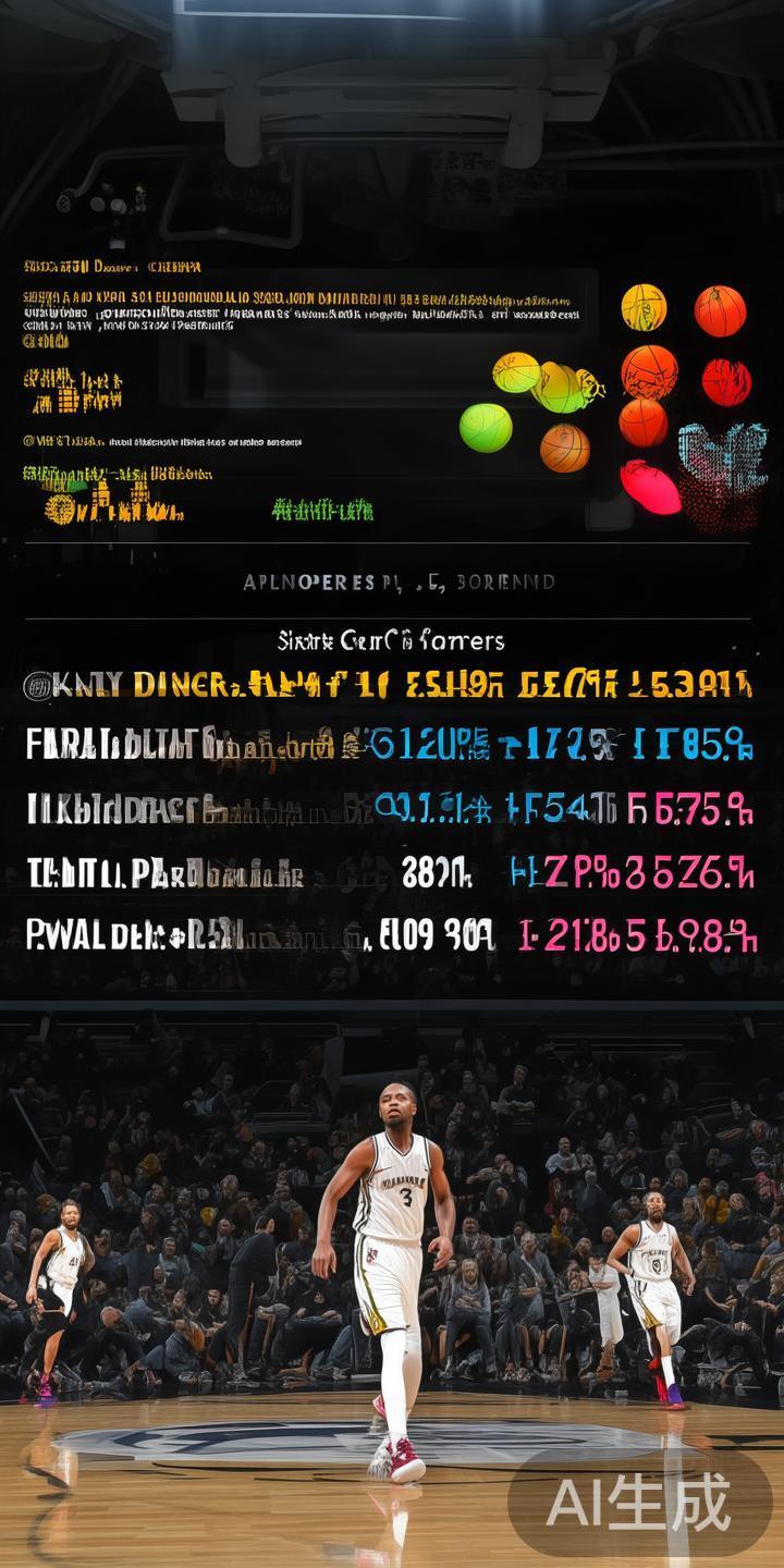 在现代篮球比赛中，比分数据代表着球员的实时表现和整